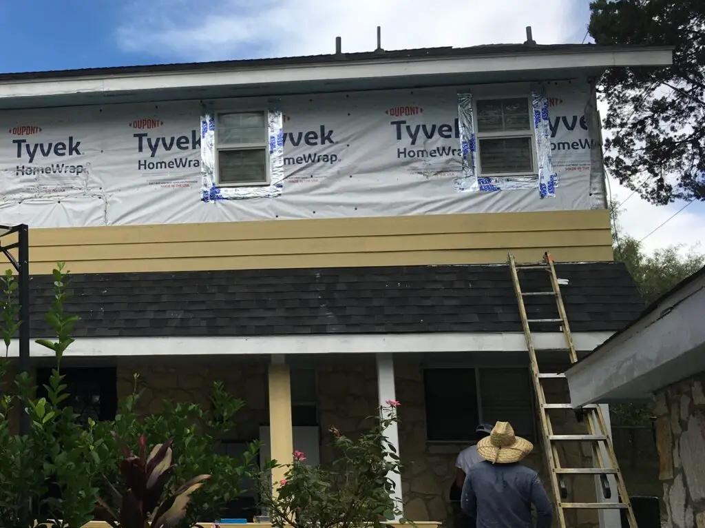 Siding In Progress