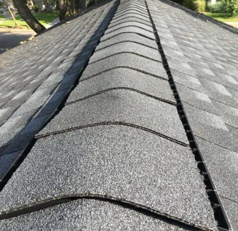 Ridge vent & premium ridge cap shingles